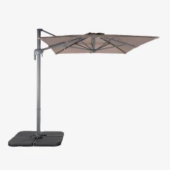 Parasol rectangular 2x3m + 4 losas de 50cm