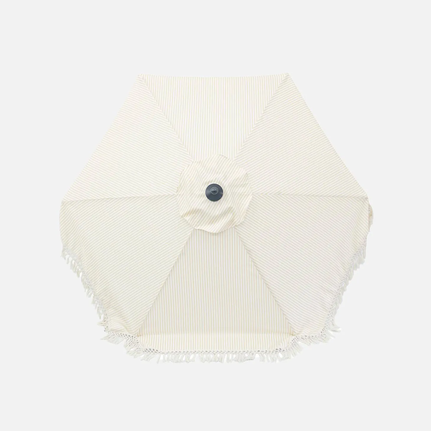 Parasol redondo recta con flecos, Ø2m