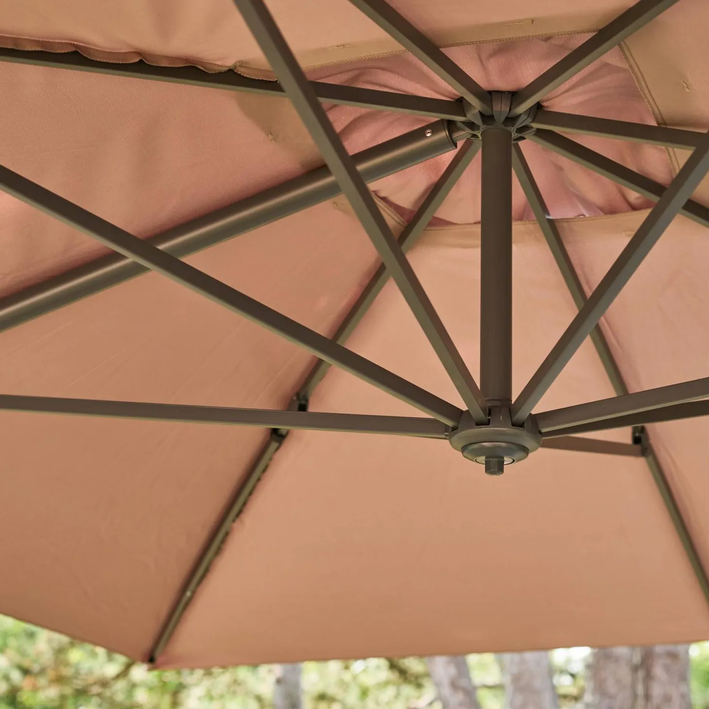 Parasol 3x4m rectangular desplazado