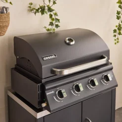 Parrilla de gas 4 quemadores empotrable