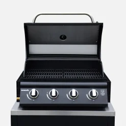 Parrilla de gas 4 quemadores empotrable