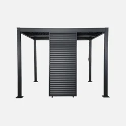 Persiana con lamas orientables para pérgola bioclimática de aluminio, 1m