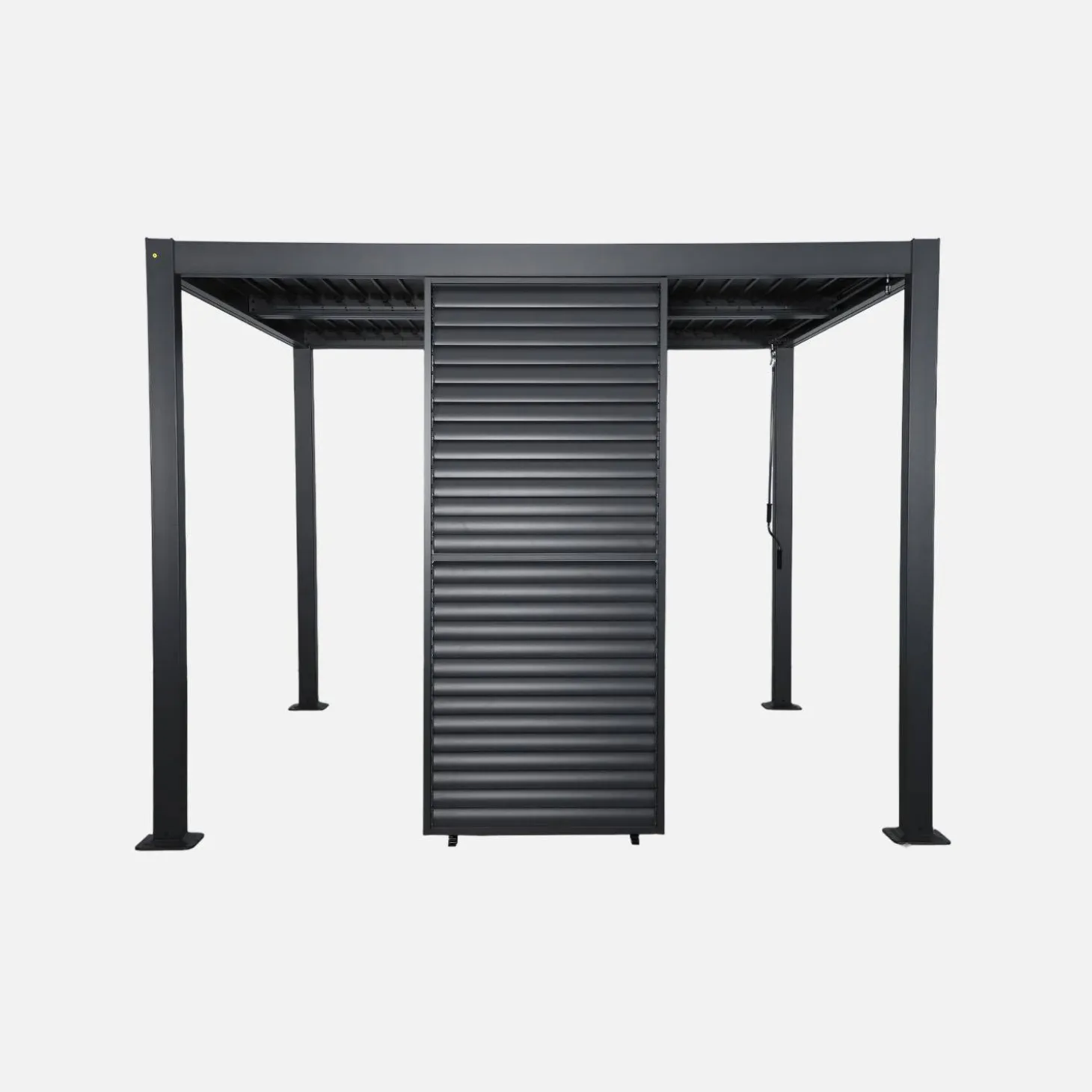 Persiana con lamas orientables para pérgola bioclimática de aluminio, 1m
