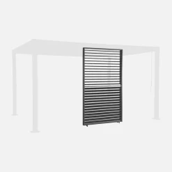 Persiana con lamas orientables de 1.3m