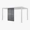 Persiana para pérgola bioclimática de aluminio de 1.3m