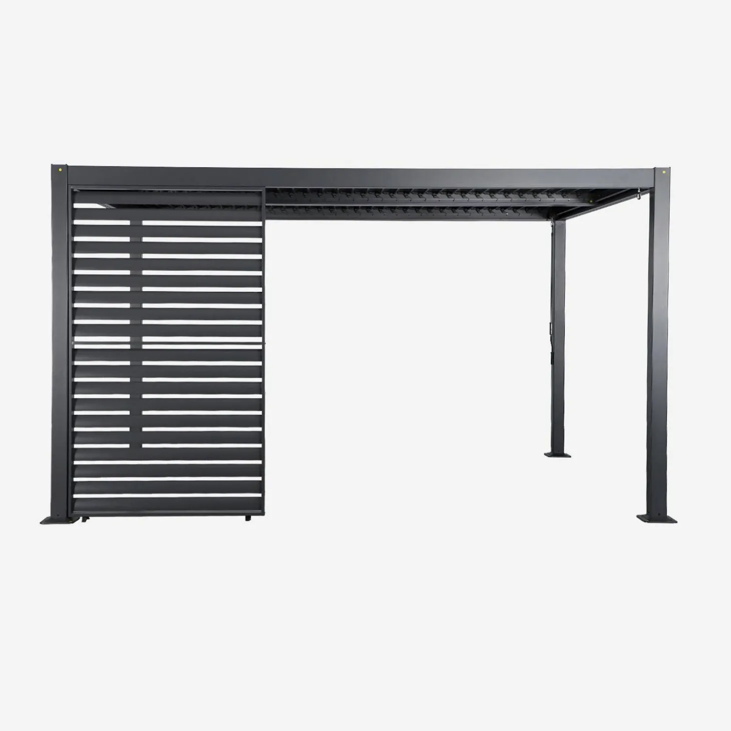 Persiana para pérgola bioclimática de aluminio de 1.3m