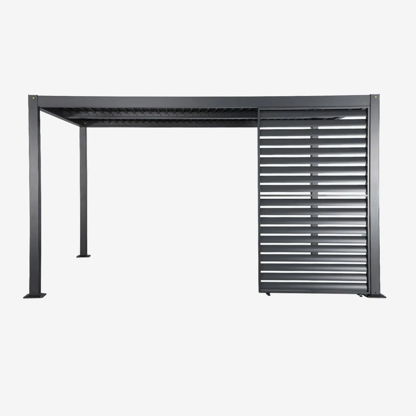 Persiana para pérgola bioclimática de aluminio de 1.3m