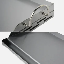 Placa plancha universal para barbacoa, 40cm