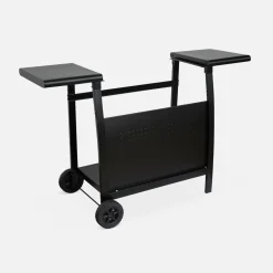 Plancha de gas de 3 quemadores 7,5kW + carro