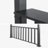 Pérgola bioclimática de aluminio y acero 3x4m + bar 3m