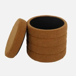 Puff baúl de borreguito