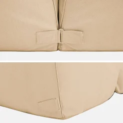 Puff de exterior en olefina, set de 2