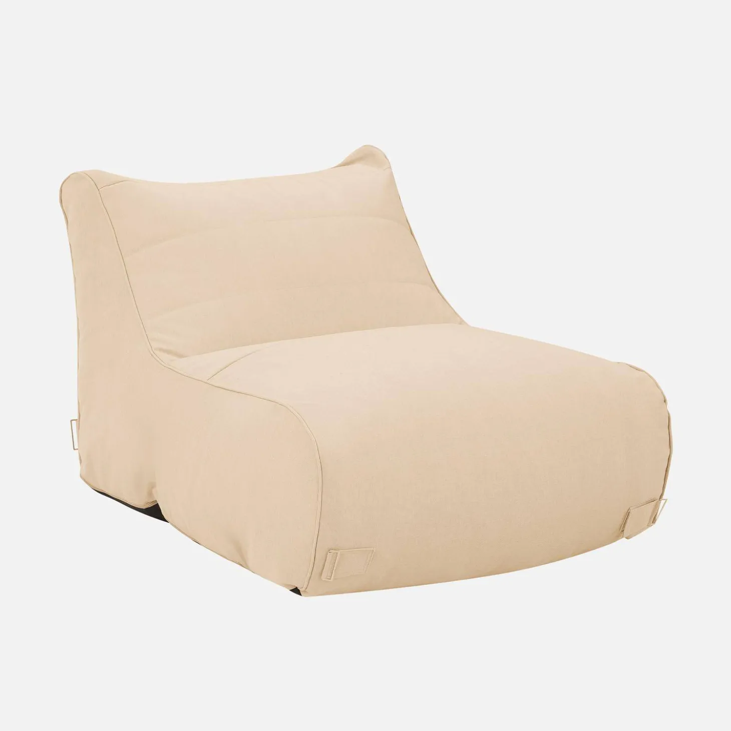 Puff de exterior en olefina, set de 2
