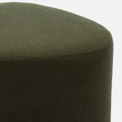 Puff de tela con forma de guijarro