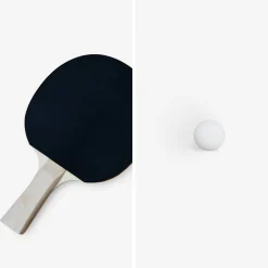 Raqueta de ping pong con 3 pelotas, set de 2