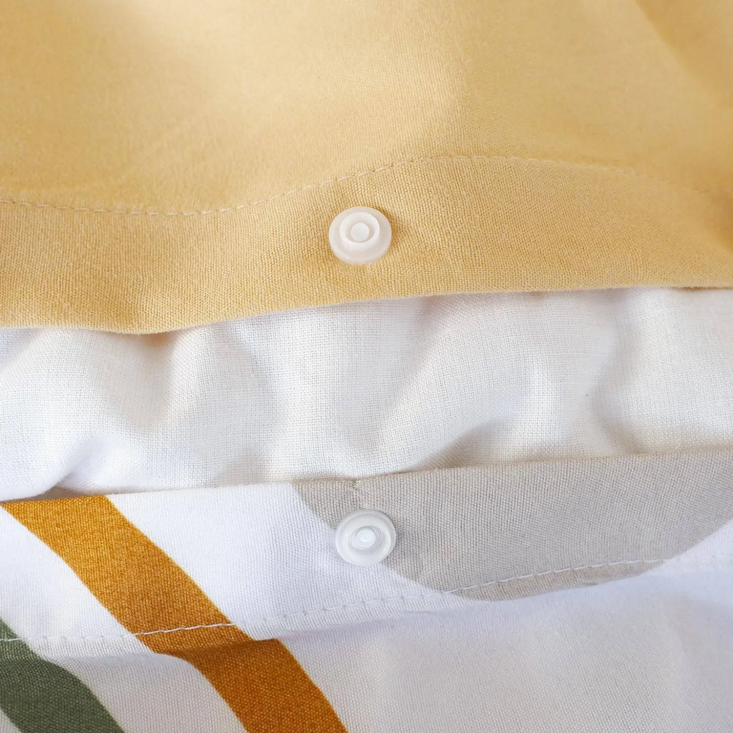 Ropa de cama de microfibra reversible naranja