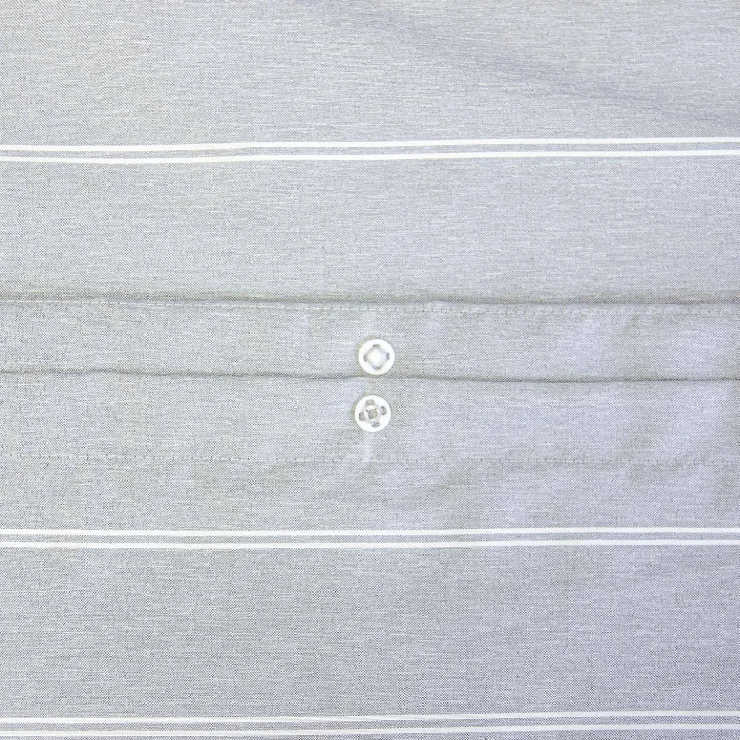 Ropa de cama de microfibra lavada rayas gris, 2 plazas