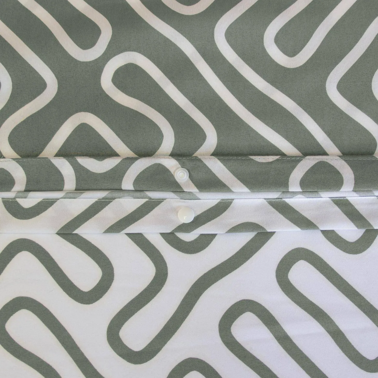 Ropa de cama de microfibra reversibles con estampado de laberinto gris, 2 plazas