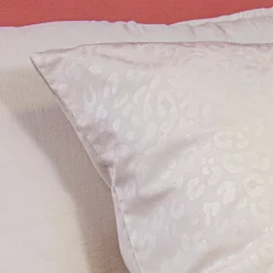 Ropa de cama de poliéster con estampado de leopardo, 2 plazas