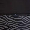 Ropa de cama de poliéster reversible estampado cebra, 2 plazas