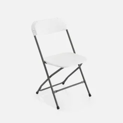 Set de 2 mesas + 12 sillas plegables portátiles para eventos