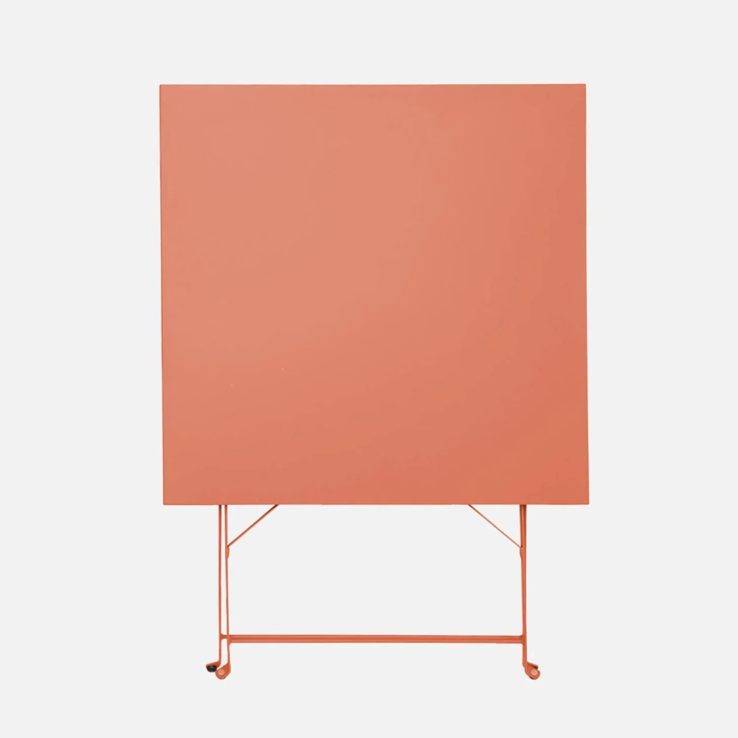 Set mesa de jardín bistró plegable de acero con 2 sillas, 70cm
