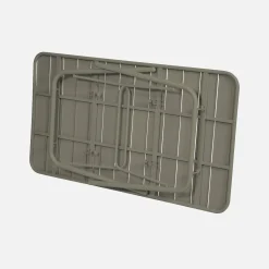 Set mesa de jardín bistró plegable de acero con 6 sillas, 140cm