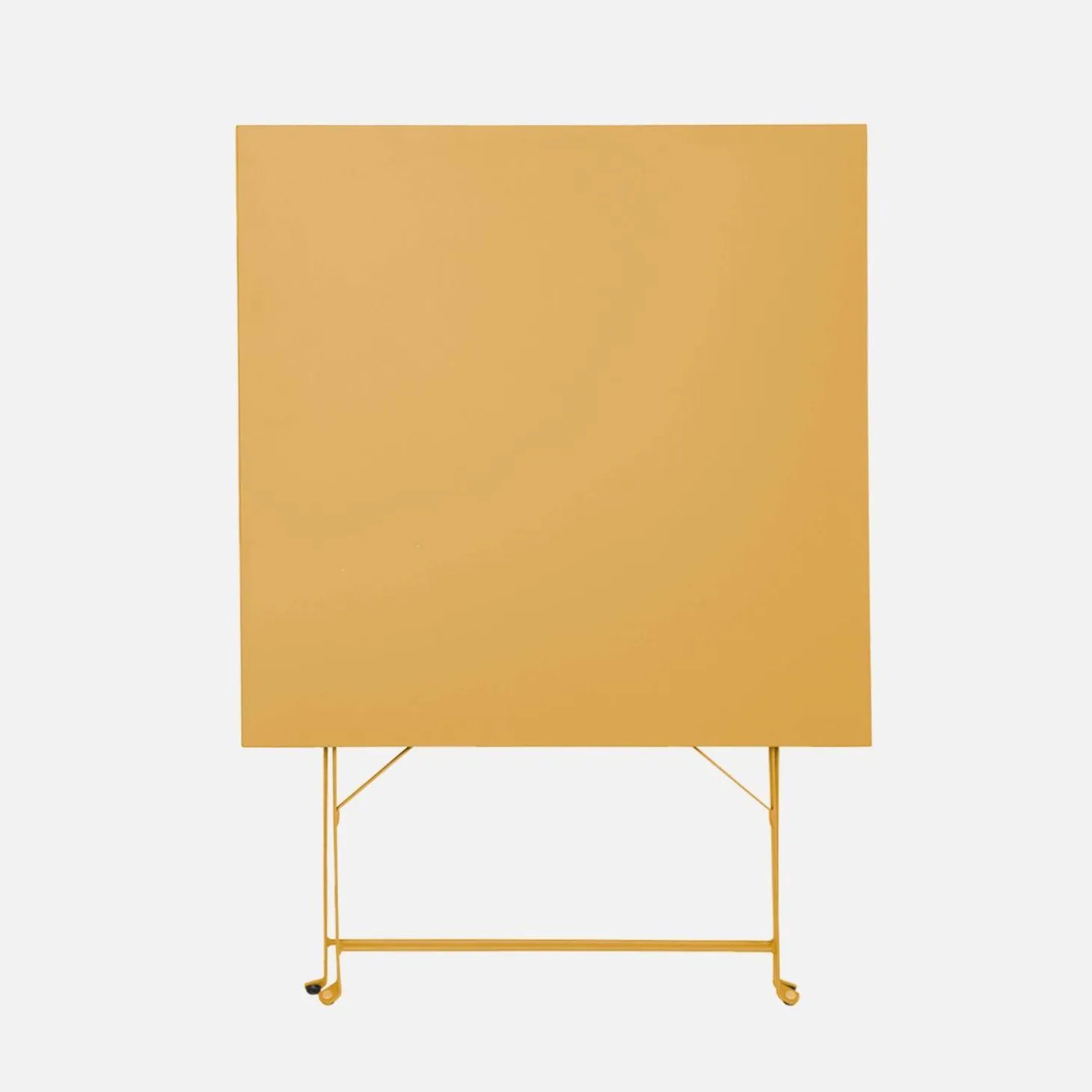 Set mesa de jardín bistró plegable de acero con 2 sillas, 70cm