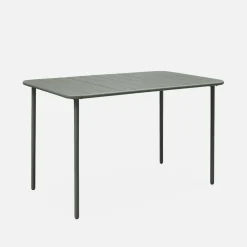 Set mesa de jardín de metal 120cm con 4 sillas
