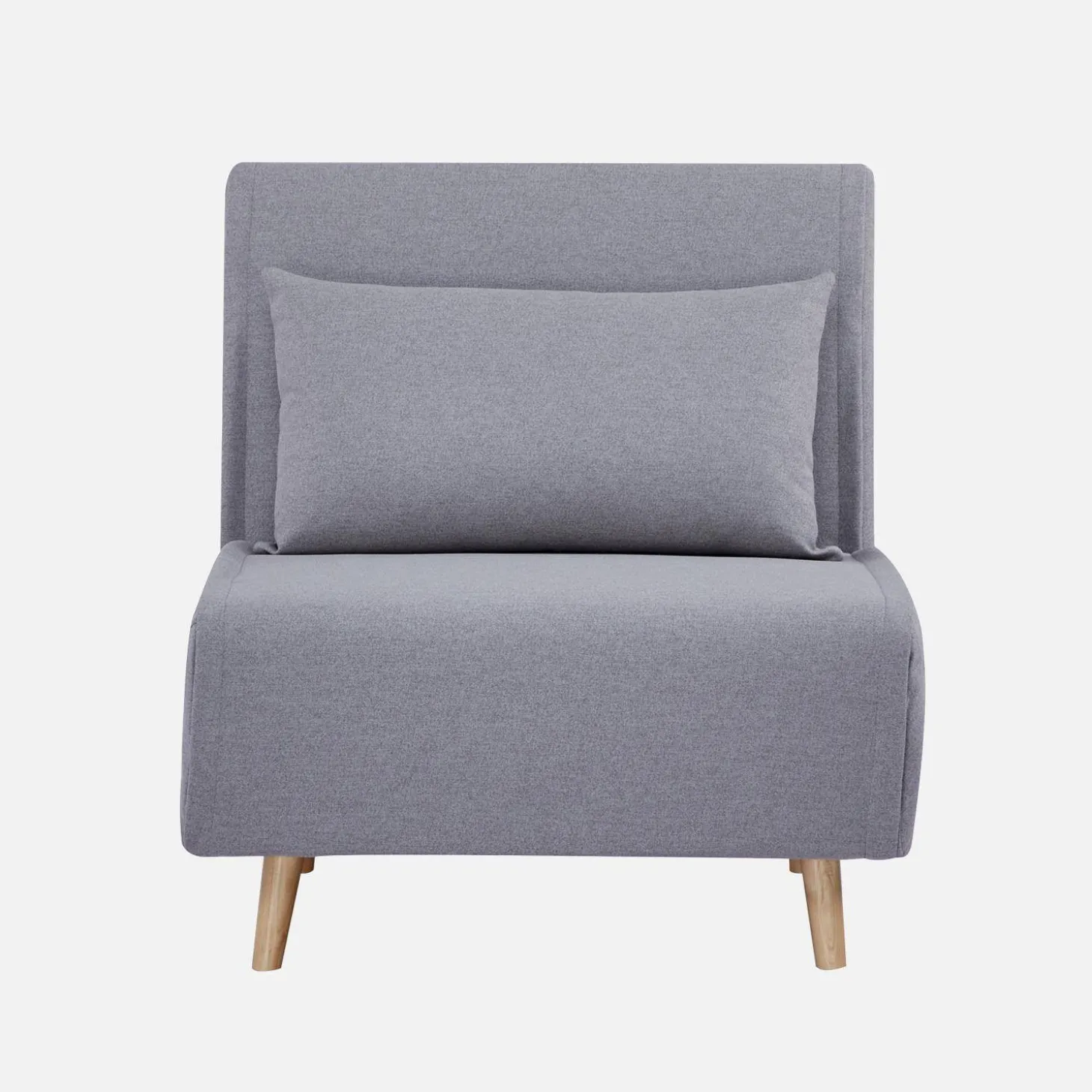 Silla convertible en cama tela base madera