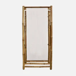 Silla de bambú plegable y multiposicional, set de 2