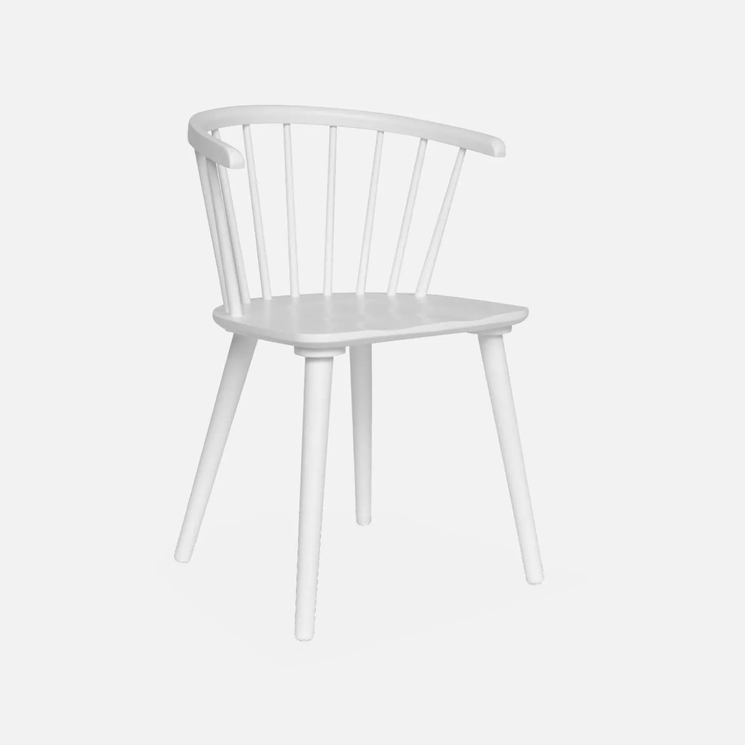 Silla de bar de madera, set de 2