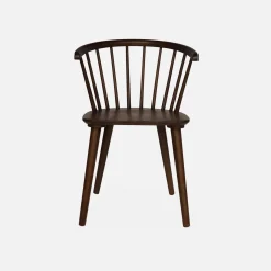 Silla de bar de madera, set de 2