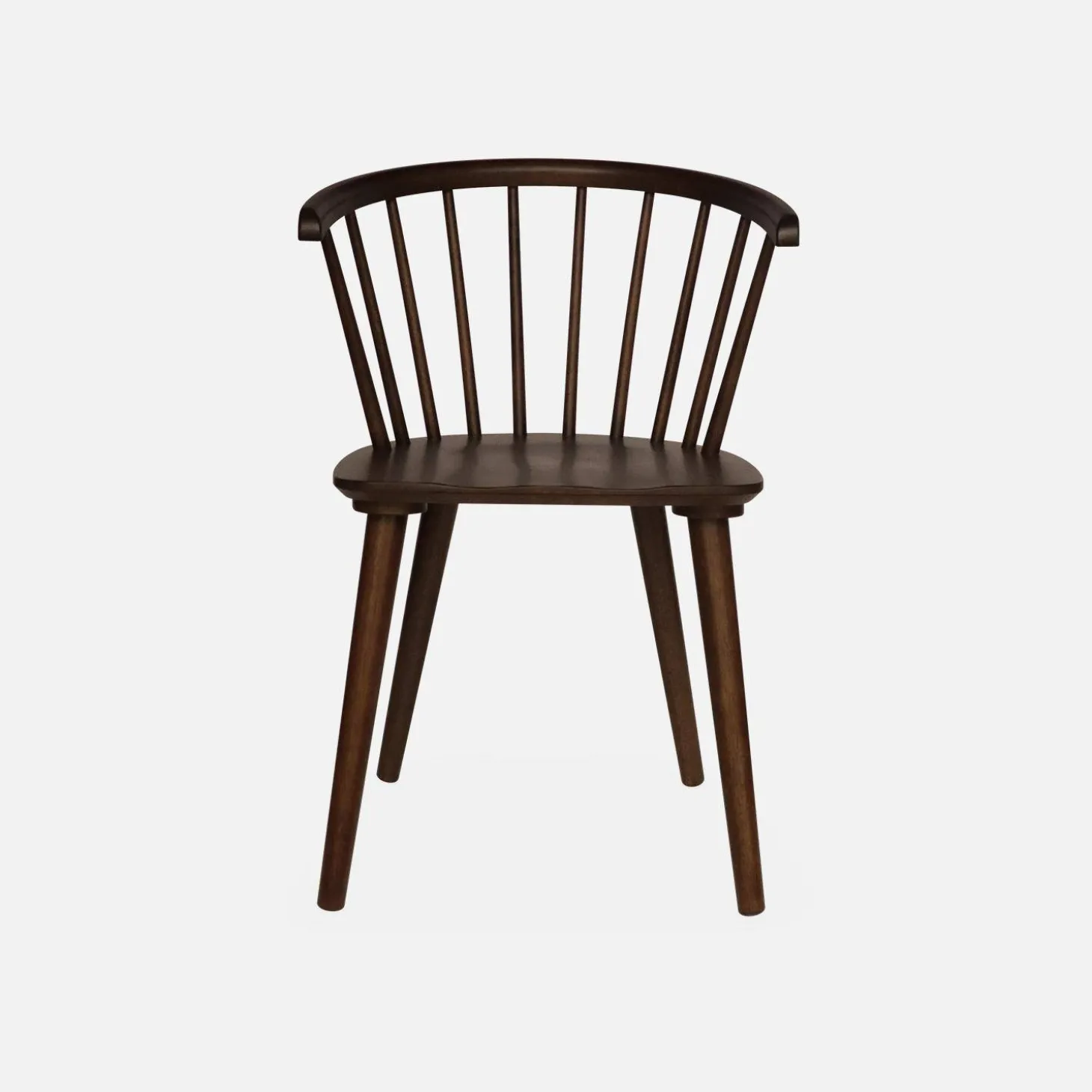 Silla de bar de madera, set de 2