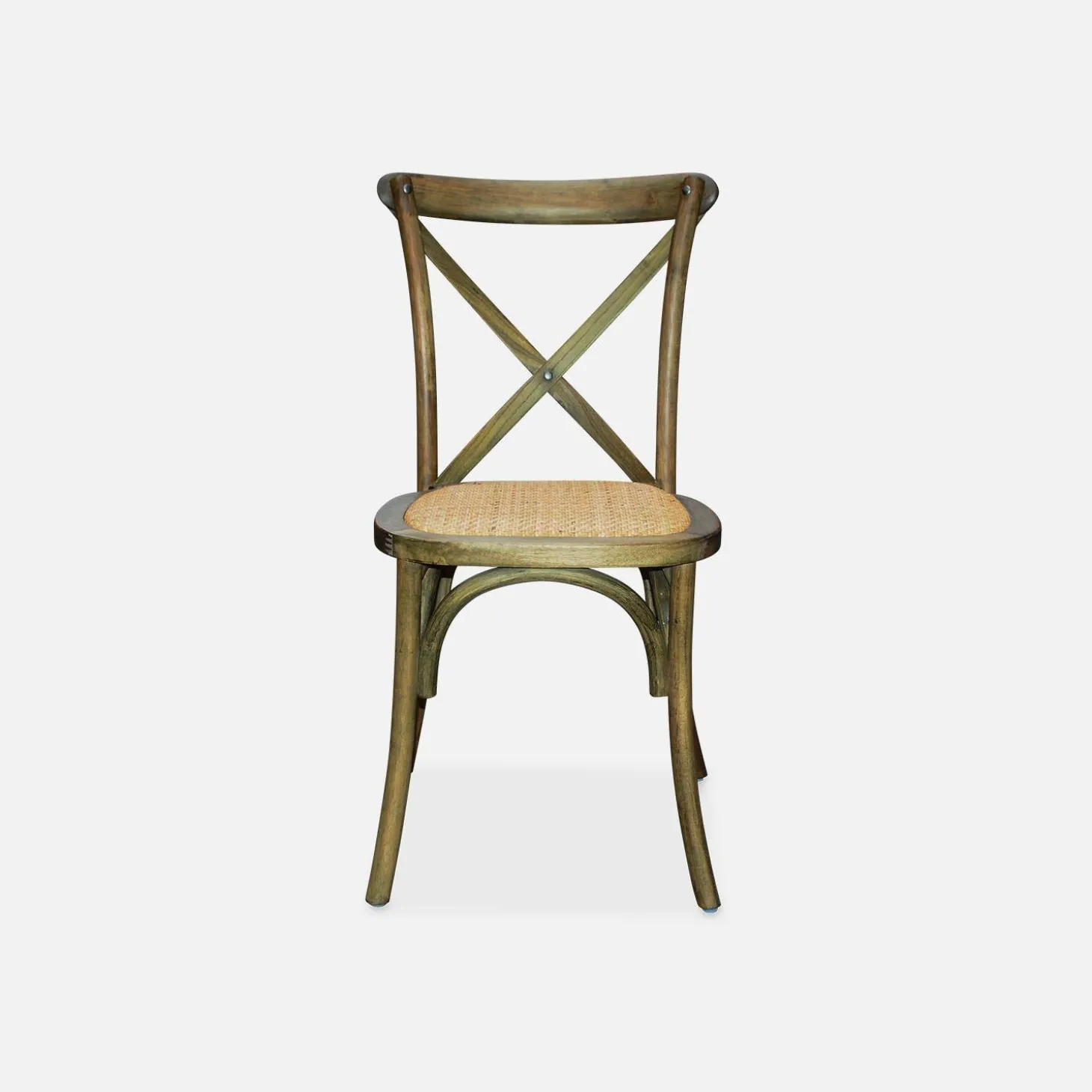 Silla de bistró vintage de madera, set de 4