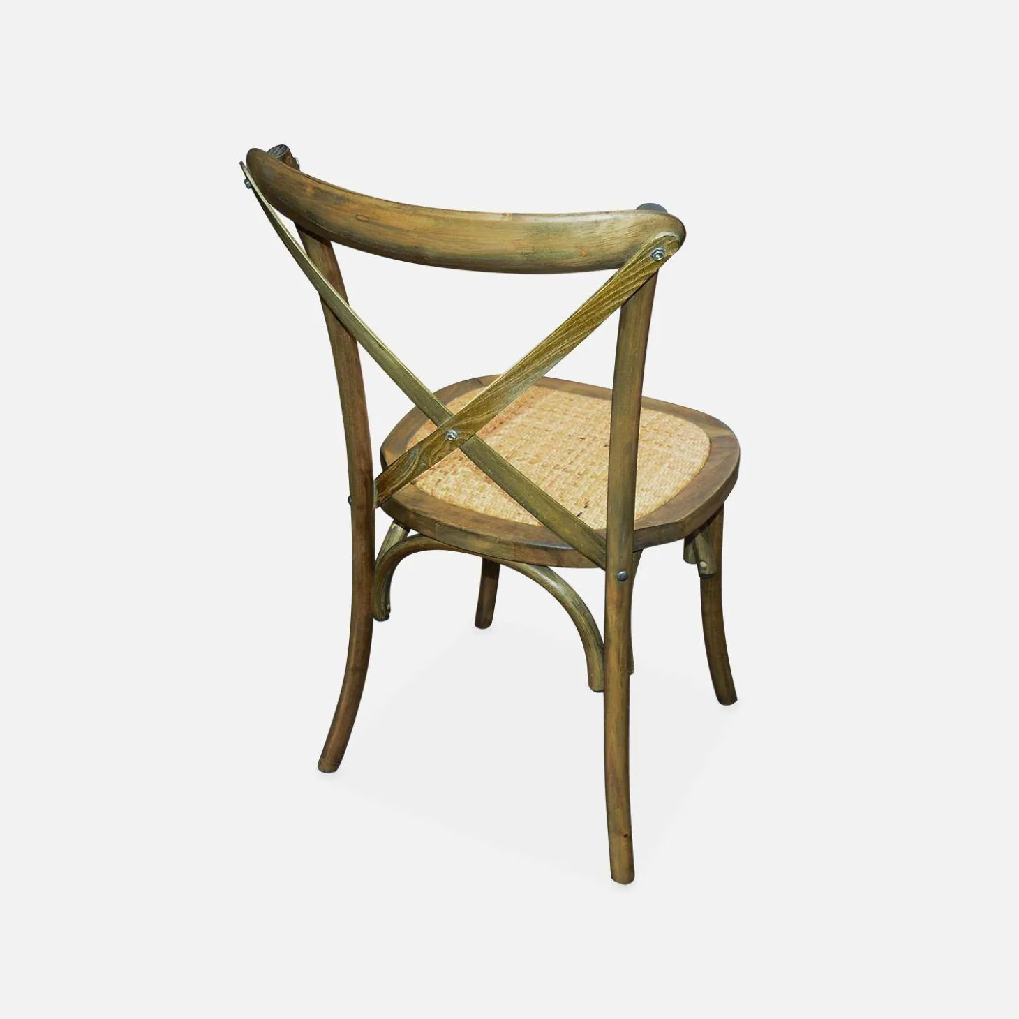 Silla de bistró vintage de madera, set de 4