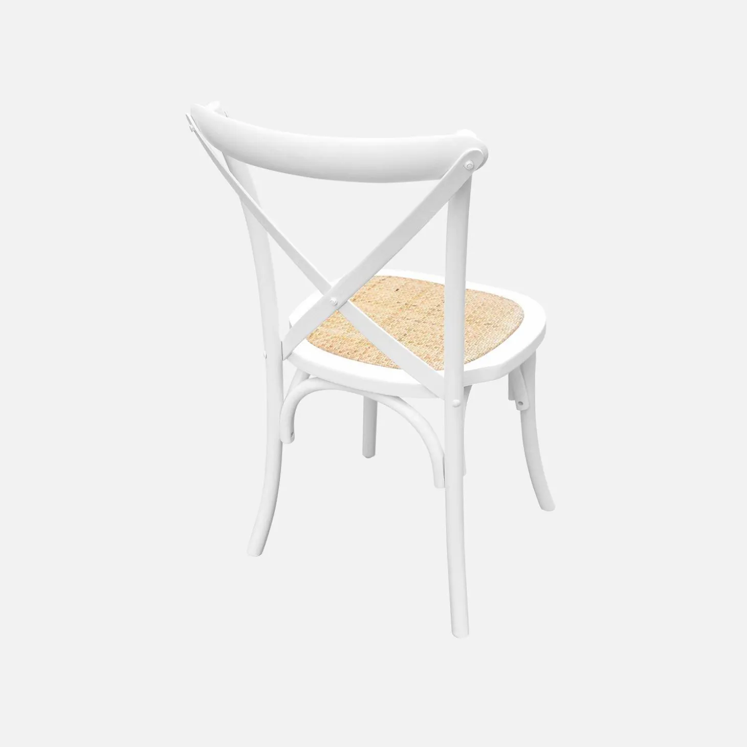 Silla de bistró vintage de madera, set de 2
