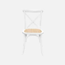 Silla de bistró vintage de madera, set de 4