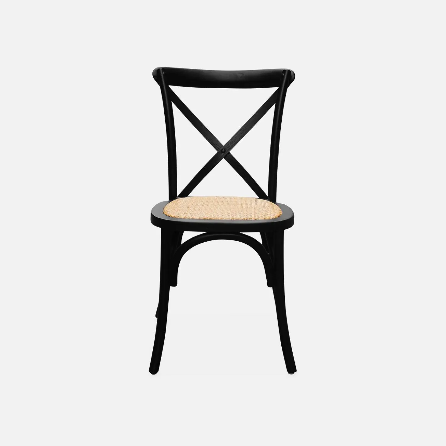 Silla de bistró vintage de madera, set de 4