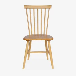 Silla de madera de hevea, set de 4