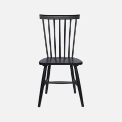 Silla de madera de hevea, set de 4