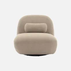Silla giratoria 360° borreguito texturizada