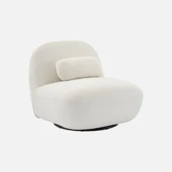 Silla giratoria 360° borreguito texturizada