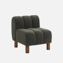 Silla infantil de madera de hevea y borreguito