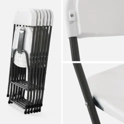 Sillas plegables para eventos, set de 6