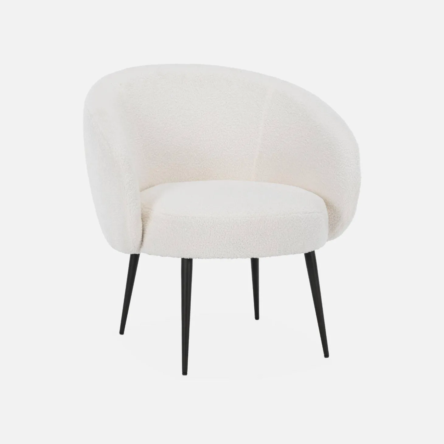 Sillón borreguito de diseño acogedor