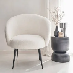 Sillón borreguito de diseño acogedor
