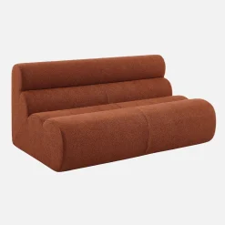 Sillón borreguito texturizado, 2 plazas