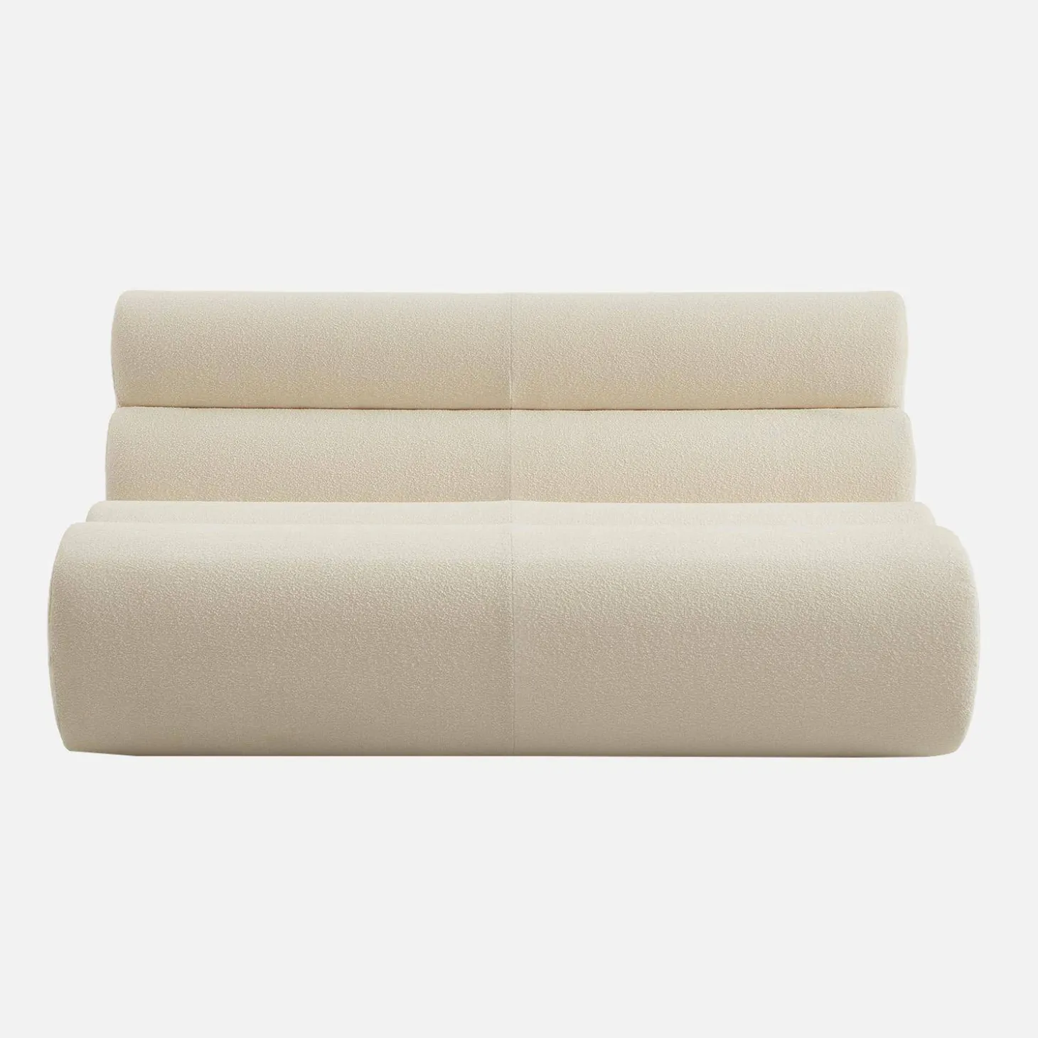 Sillón borreguito texturizado, 2 plazas