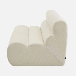Sillón borreguito texturizado, 2 plazas